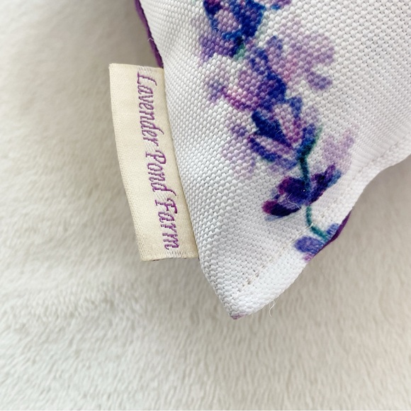 Lavender Pond Floral Lavender Small 6”Pillow Scented Handcrafted - Picture 4 of 10